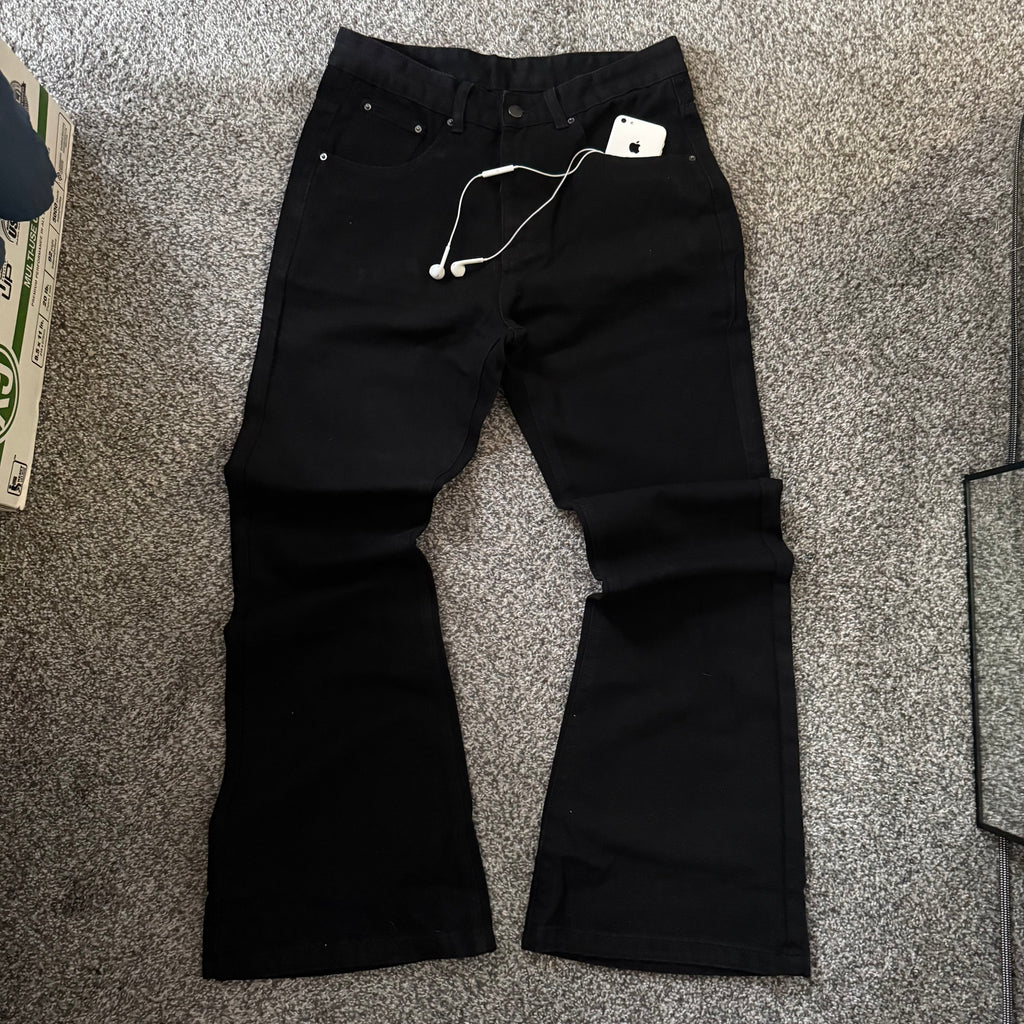 “lost” flare jeans